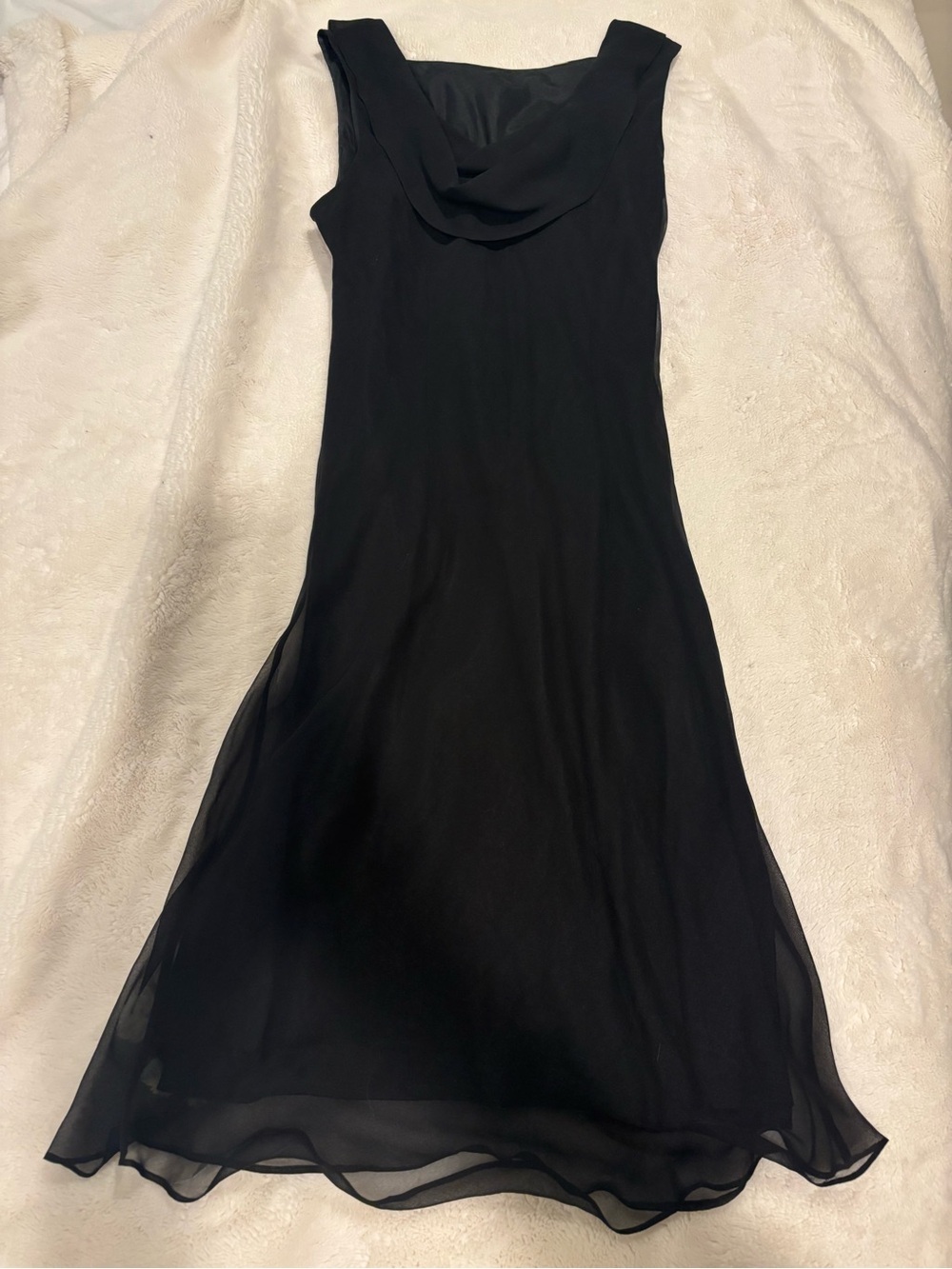 Vintage Robbie Bee Black Silk Bias Dress - Picture 3 of 6